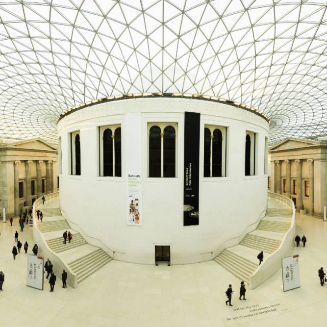 Internal view of The British Museum 