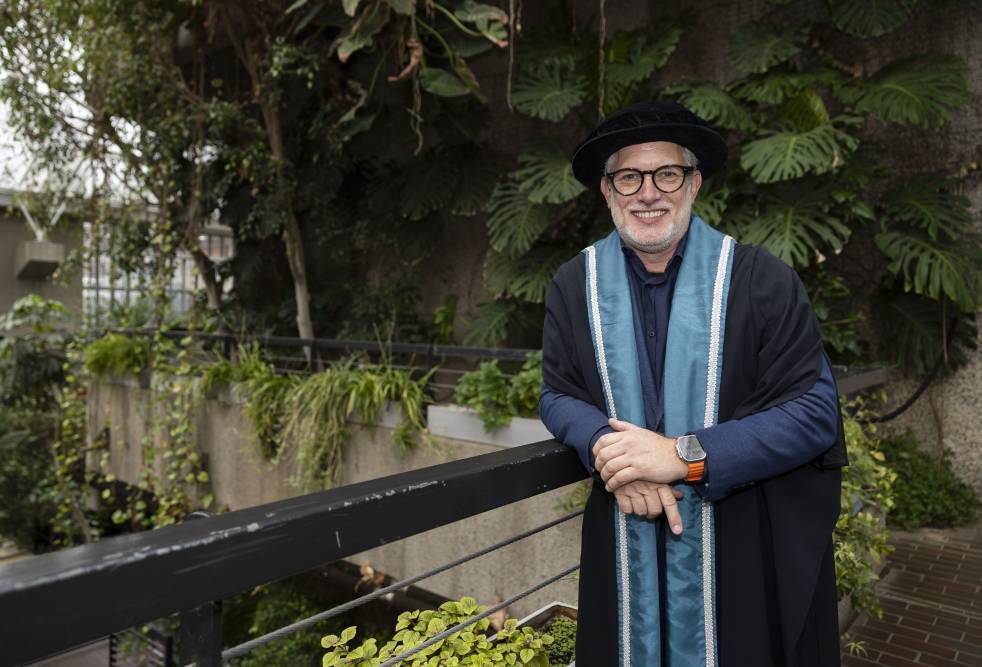 Richard Howarth at Autumn graduation (Barbican)