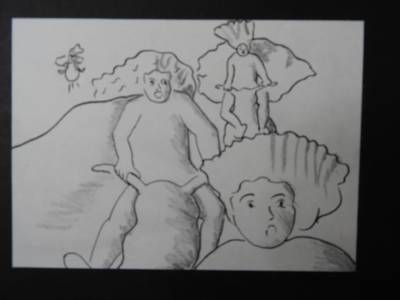 12 Days of Christmas Lords a-leaping storyboard
