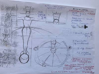 12 Days of Xmas - Maids a-milking storyboard