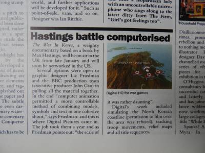 The War in Korea press cutting 1